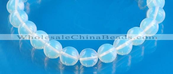 COP31 round shape 14mm translucent opal gemstone beads Wholesale