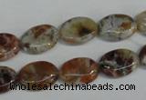 COP315 15.5 inches 10*14mm oval brandy opal gemstone beads wholesale