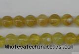 COP332 15.5 inches 8mm round yellow opal gemstone beads wholesale