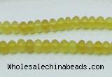 COP350 15.5 inches 4*6mm rondelle yellow opal gemstone beads wholesale