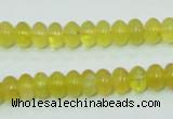 COP351 15.5 inches 5*8mm rondelle yellow opal gemstone beads wholesale