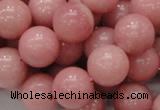 COP406 15.5 inches 14mm round Chinese pink opal gemstone beads