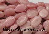 COP417 15.5 inches 8*12mm oval Chinese pink opal gemstone beads