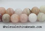 COP44 10mm smooth round natural pink opal beads Wholesale