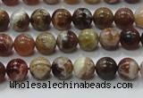 COP501 15.5 inches 8mm round natural red opal gemstone beads