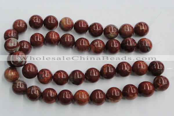 COP517 15.5 inches 20mm round red opal gemstone beads wholesale