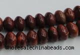 COP520 15.5 inches 7*12mm rondelle red opal gemstone beads wholesale