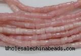 COP57 15.5 inches 2.5*3.5mm column natural pink opal gemstone beads