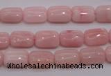 COP81 15.5 inches 8*12mm rectangle natural pink opal gemstone beads