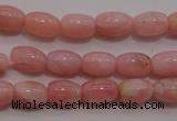 COP85 15.5 inches 4*6mm drum natural pink opal gemstone beads