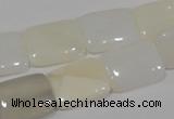 COP914 15.5 inches 13*18mm rectangle natural white opal gemstone beads