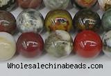 COS223 15.5 inches 10mm round ocean stone beads wholesale