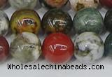 COS224 15.5 inches 12mm round ocean stone beads wholesale