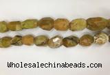 COS271 13*18mm - 15*20mm faceted nuggets ocean stone beads