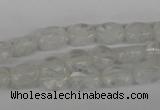 COV43 15.5 inches 8*10mm oval watermelon white beads wholesale