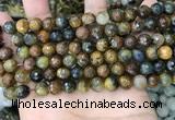 CPB1066 15.5 inches 6mm faceted round natural pietersite beads