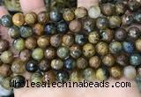 CPB1068 15.5 inches 10mm faceted round natural pietersite beads