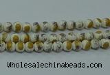 CPB751 15.5 inches 6mm round Painted porcelain beads