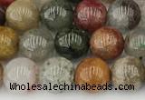 CPC671 15.5 inches 8mm round phantom quartz gemstone beads