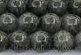 CPC711 15 inches 8mm round phantom quartz gemstone beads