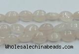 CPI07 15.5 inches 8*10mm oval pink aventurine jade beads wholesale