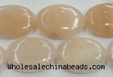 CPI09 15.5 inches 18*25mm oval pink aventurine jade beads wholesale