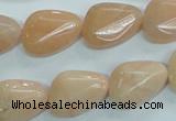 CPI104 15.5 inches 15*20mm nuggets pink aventurine jade beads