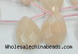 CPI16 15.5 inches 18*25mm briolette pink aventurine jade beads