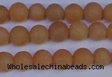 CPI302 15.5 inches 8mm round matte red aventurine beads wholesale