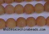 CPI303 15.5 inches 10mm round matte red aventurine beads wholesale