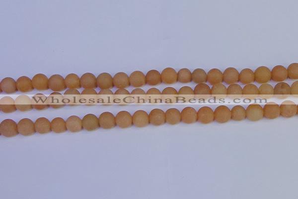 CPI303 15.5 inches 10mm round matte red aventurine beads wholesale