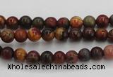 CPJ101 15.5 inches 6mm round picasso jasper gemstone beads wholesale