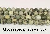 CPJ704 15.5 inches 12mm round greeting pine jasper beads