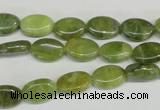 CPO33 15.5 inches 8*12mm oval olivine gemstone beads wholesale