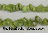 CPO40 15.5 inches 4*10mm – 10*12mm olivine chips beads wholesale