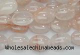 CPQ10 15.5 inches 10*14mm oval natural pink quartz beads wholesale