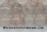 CPQ251 15.5 inches 6mm round natural pink quartz beads wholesale