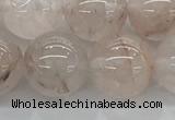 CPQ254 15.5 inches 12mm round natural pink quartz beads wholesale