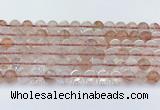 CPQ331 15.5 inches 8mm round pink quartz beads wholesale