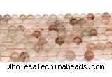 CPQ341 15.5 inches 6mm round pink quartz gemstone beads