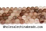 CPQ343 15.5 inches 10mm round pink quartz gemstone beads