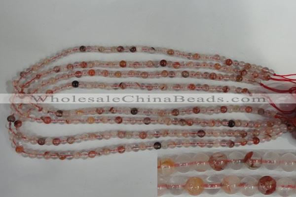 CPQ35 15.5 inches 5mm round natural pink quartz beads wholesale