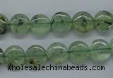 CPR212 15.5 inches 12mm flat round natural prehnite beads wholesale