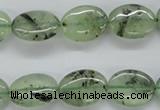 CPR222 15.5 inches 12*16mm oval natural prehnite beads wholesale