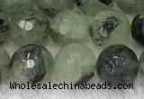 CPR406 15.5 inches 8mm faceted round prehnite beads wholesale