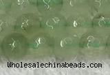 CPR415 15.5 inches 6mm faceted round natural prehnite beads