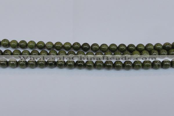 CPY753 15.5 inches 10mm round pyrite gemstone beads wholesale