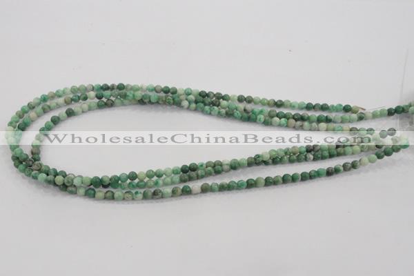 CQJ01 15.5 inches 4mm round Qinghai jade beads wholesale