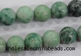 CQJ05 15.5 inches 12mm round Qinghai jade beads wholesale