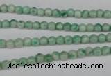 CQJ201 15.5 inches 4mm round Qinghai jade beads wholesale